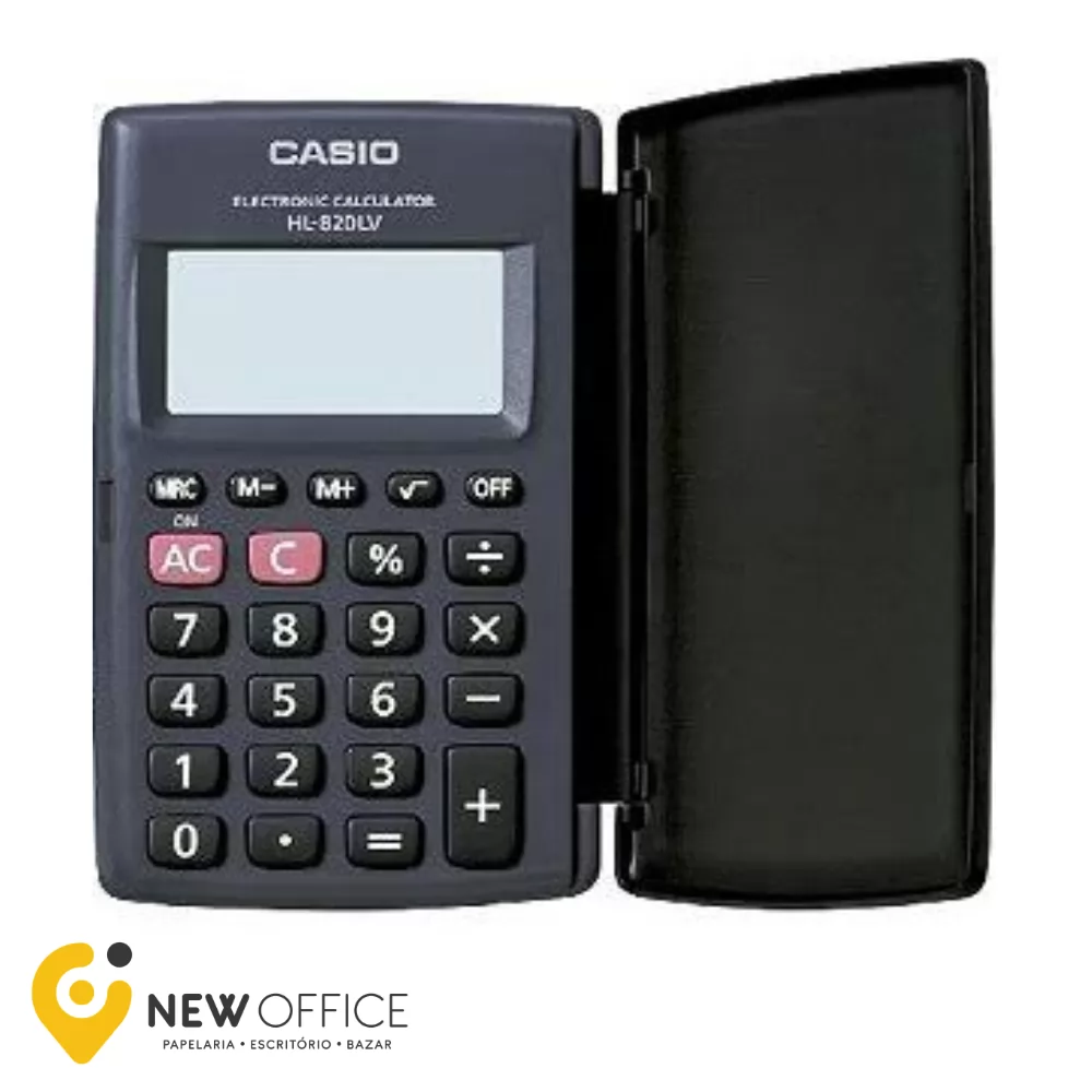 CALCULADORA DE BOLSO 8 DIGITOS C/TAMPA - CASIO