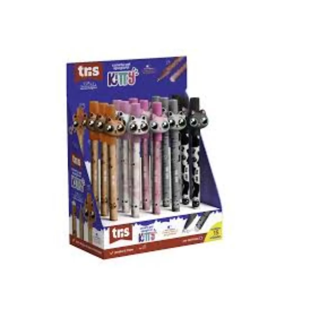 CANETA GEL APAGAVEL GATINHA KITTY 0.7 - TRIS