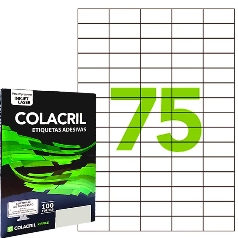 ETIQUETA CA4371 42X 19,8 X 5 100FLS C/75 - COLACRIL