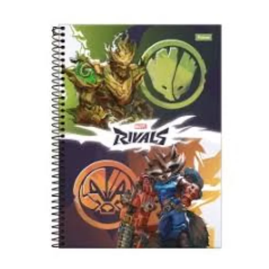 CADERNO 160F 10M MARVEL RIVALS - FORONI