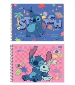 CADERNO DESENHO 80FLS STITCH CAPAS SORTIDAS- FORONI