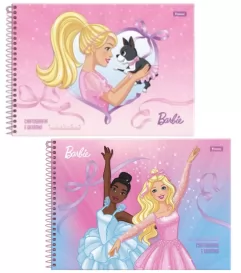 CADERNO DESENHO 80FLS BARBIE DREAMTOPIA CAPAS SORTIDAS - FORONI
