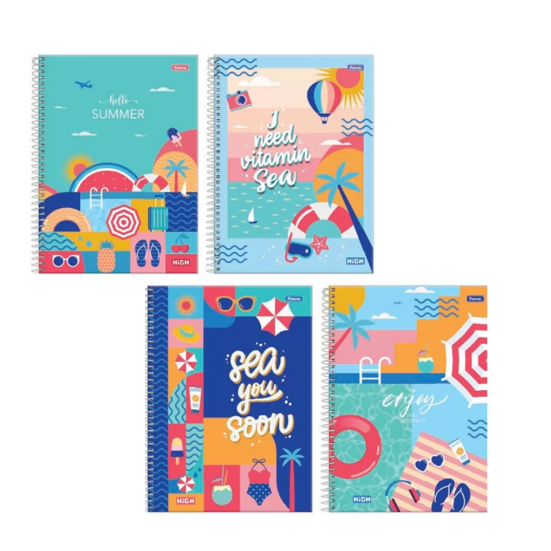 CADERNO 10M 160F HIGH - FORONI