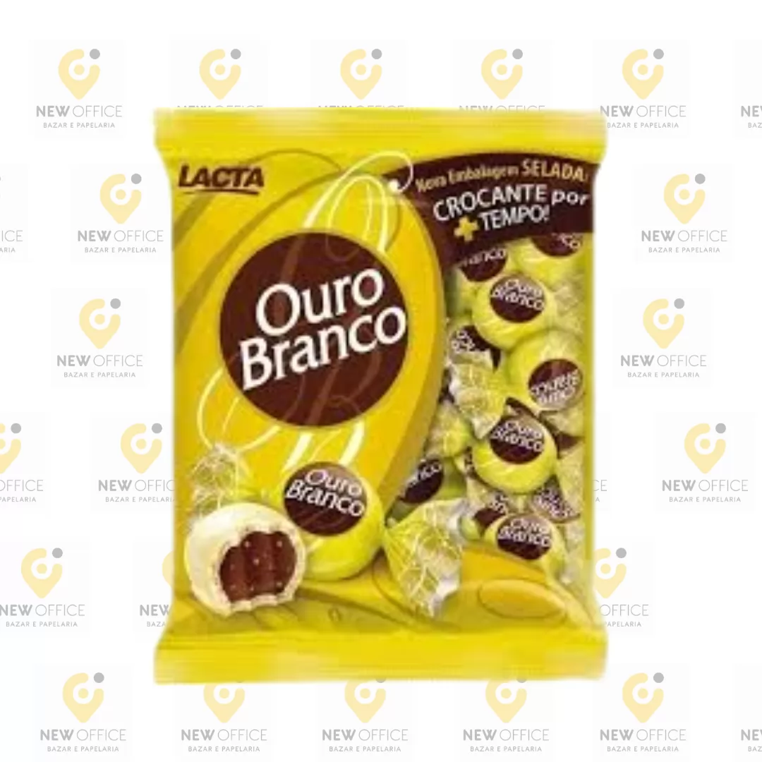 BOMBOM OURO BRANCO LACTA PACOTE 1KG