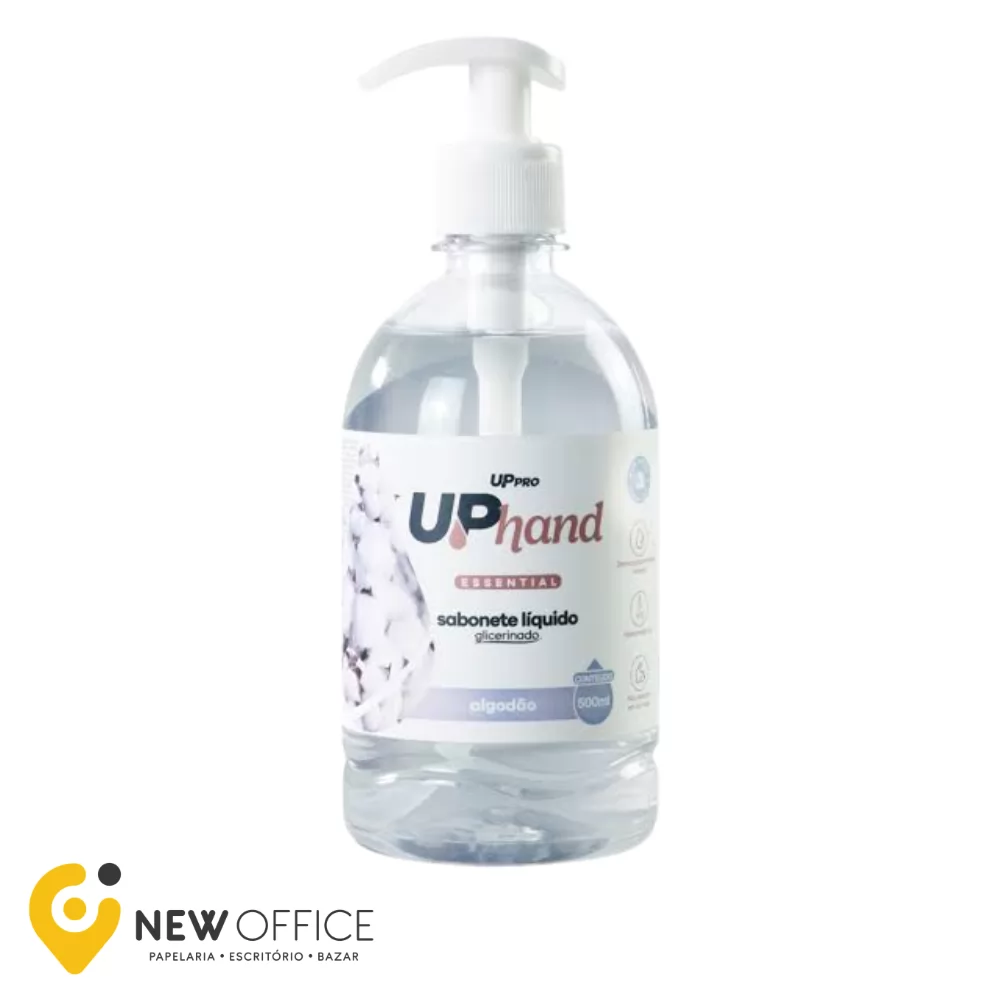 SABONETE LIQUIDO GLICERINADO 500ML ALGODÃO - UPPRO