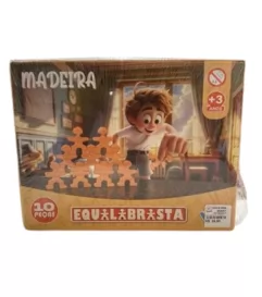 JOGO EDUCATIVO EQUILIBRISTA 10 PECAS - IOB BRINQUEDOS