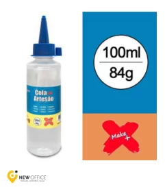 COLA ARTESAO SILICONE LIQUIDO (NOVO) 100ML - MAKE+