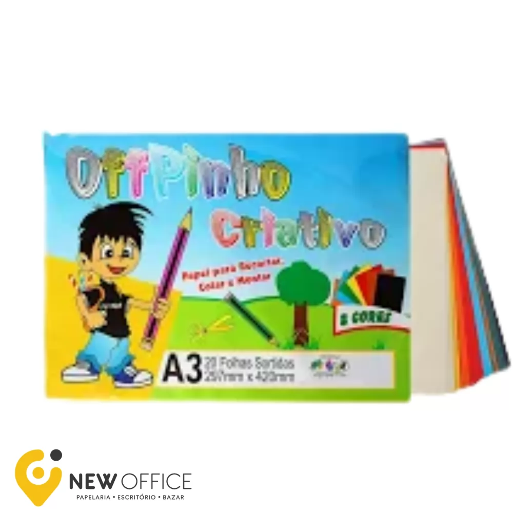 OFFPINHO CRIATIVO A3 20 FLS - OFF PAPER