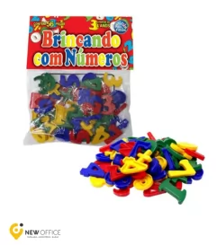 BRINCANDO COM NUMEROS SOLAPA - 56 PCS - PAIS E FILHOS
