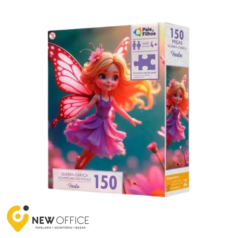 QUEBRA CABECA 150 PCS - FADA - PAIS E FILHOS