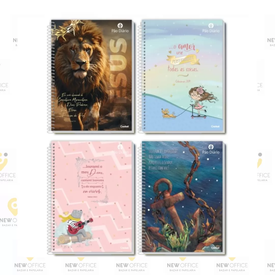 CADERNO 10M 160 FLS PAO DIARIO TEEN - CREDEAL