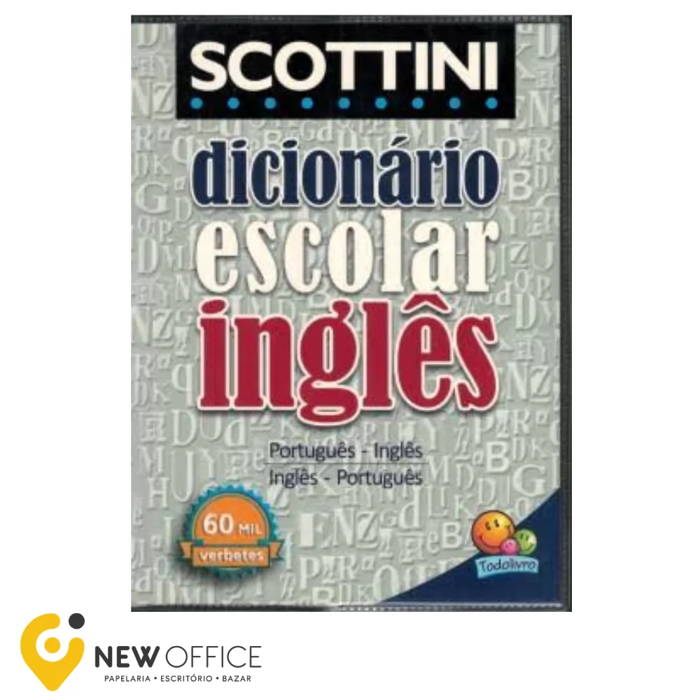 DICIONARIO INGLES SCOTTINI PORT/ING-ING/PORT MÉDIO - TODOLIVRO