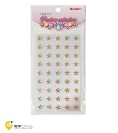 CARTELA PEDRA ADES-ESTRELINHA CHAMPAGNE - MAKE+