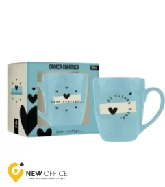 CANECA CER. 350ML - LEVE CONTIGO BRASFOOT