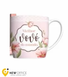 CANECA PORCELANA 300ML - VOVO TE AMO BRASFOOT