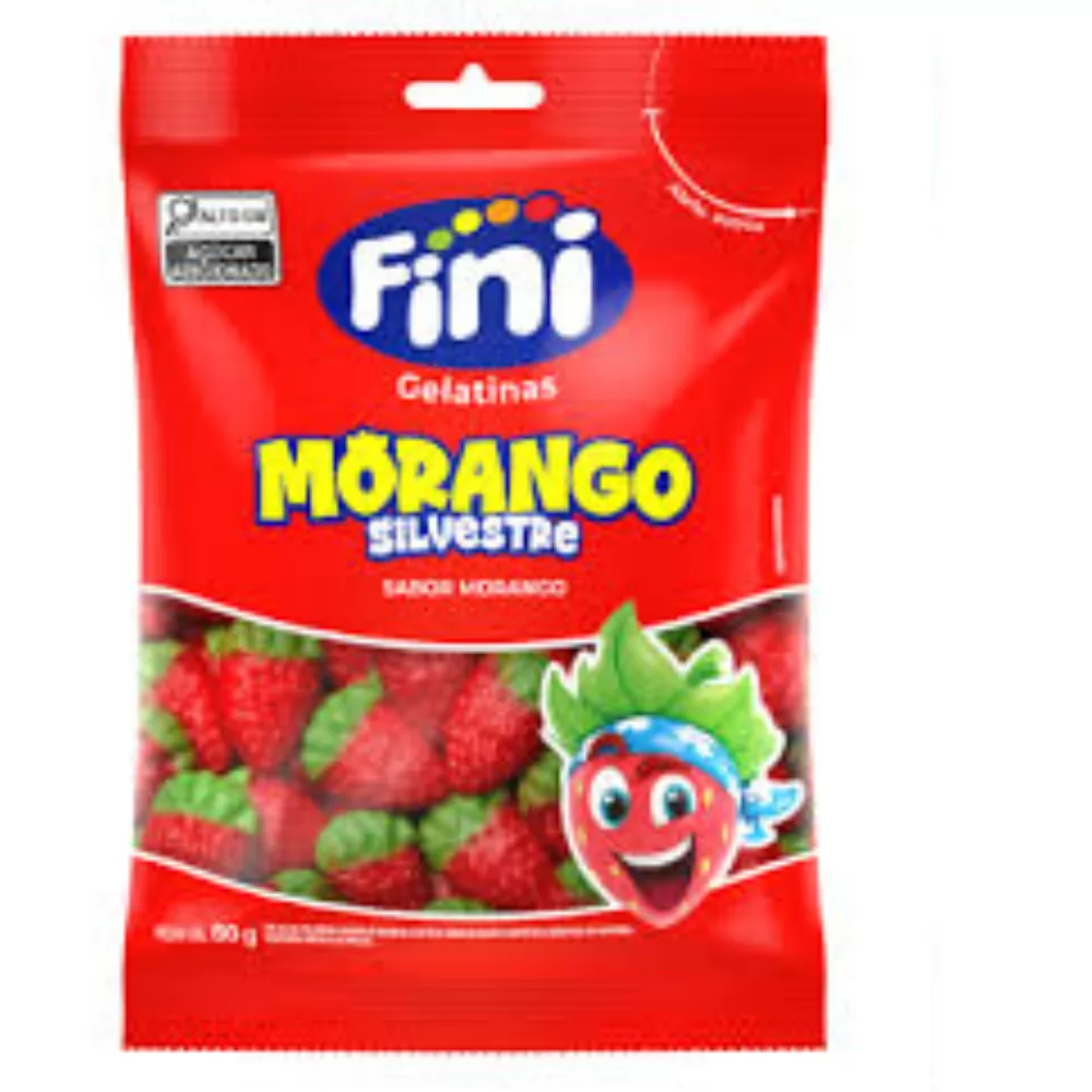 FINI GELAT MORANGO SILVESTRE 80G