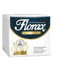 GUARDANAPO 5000X22X22 FLORAX PREMIUM- CLARAMAX