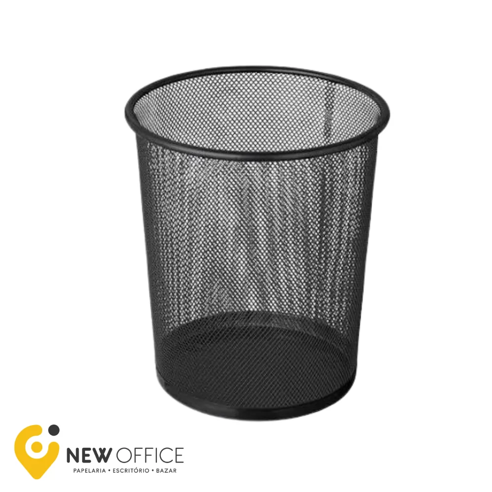 LIXEIRA ARAMADA 9 LITROS (PRETO)- BRW