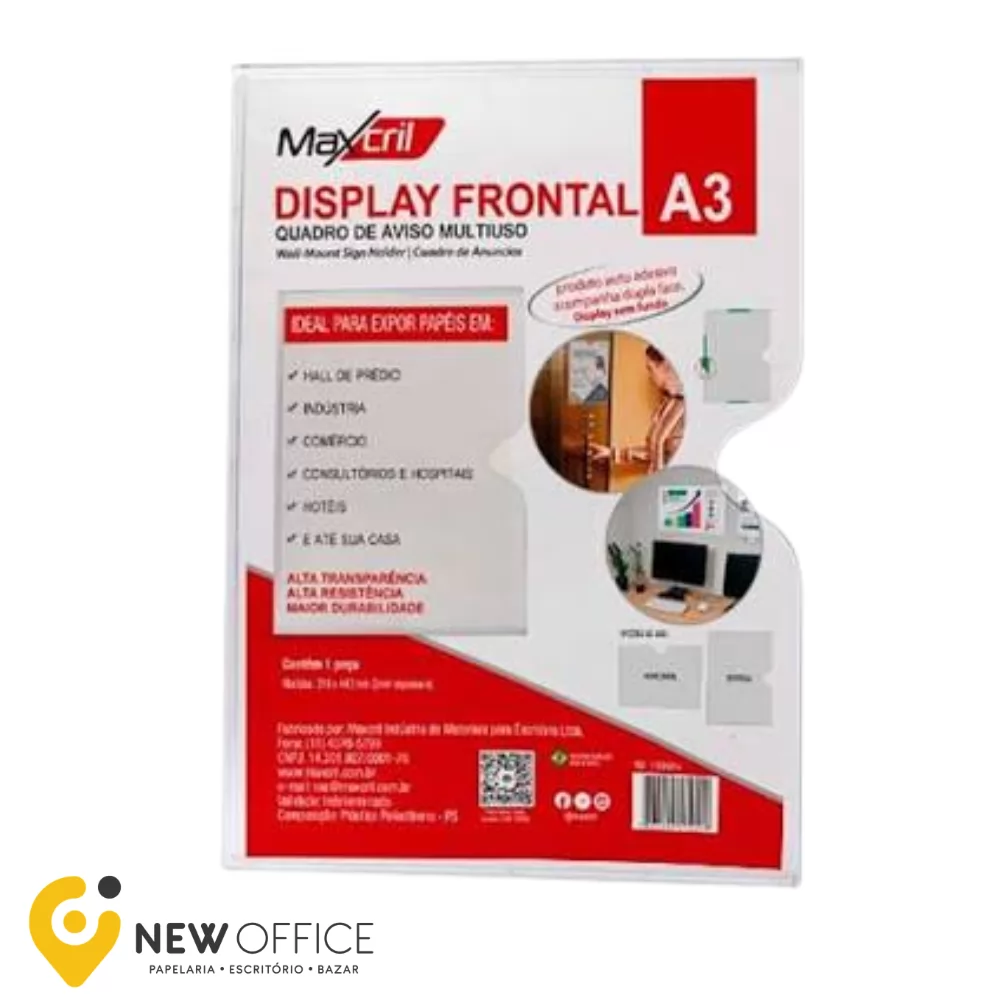 DISPLAY FRONTAL A3 - MAXCRIL