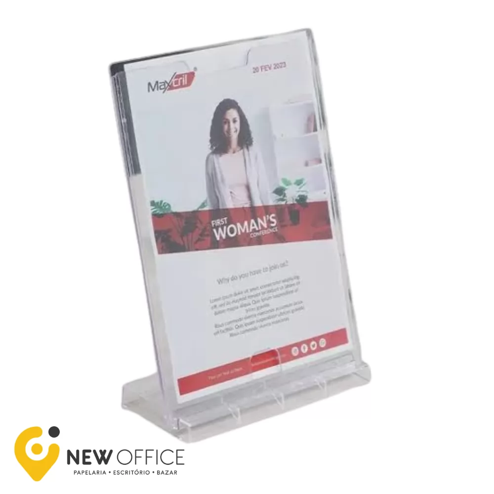 DISPLAY OFFICE A4 COM SUPORTE - MAXCRIL