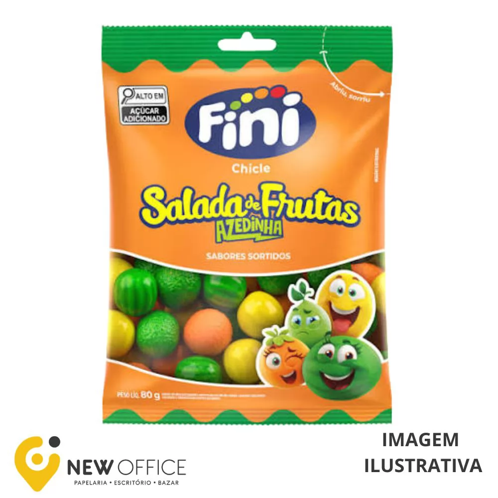 FINI CHICLE SALADA FRUTAS AZEDINHA 80G
