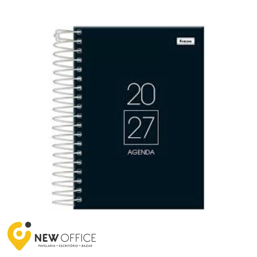 AGENDA ESP.117X164 160F PRETA CLIFF - FORONI