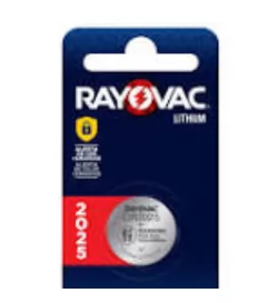 PILHA BOTAO CR2025 UNIDADE - RAYOVAC