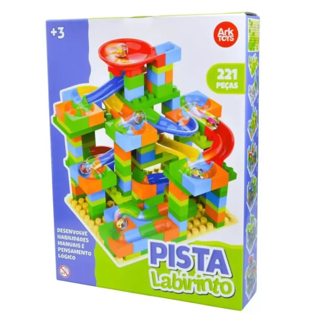 PISTA LABIRINTO SUPER 221 PEÇAS- ARK TOYS