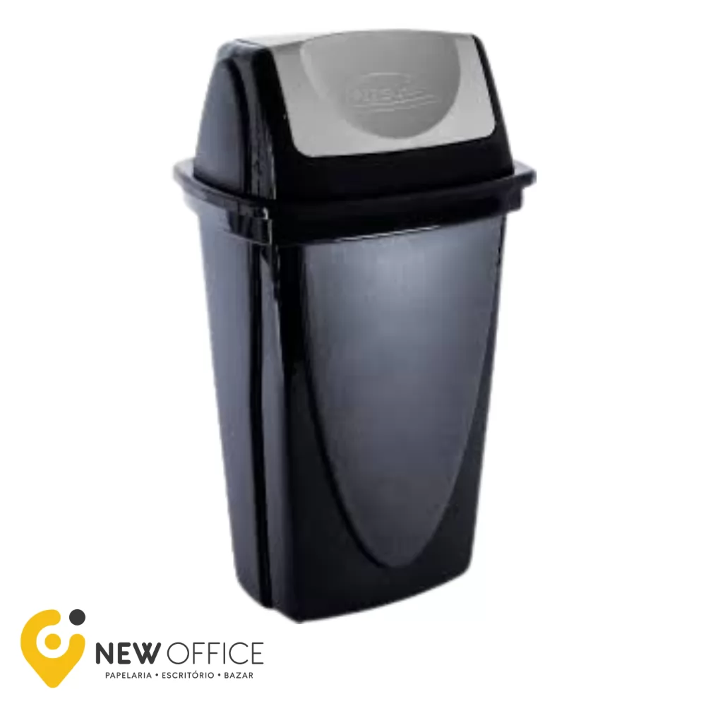 LIXEIRA BASCULANTE ECOBLACK 14L -PLASÚTIL