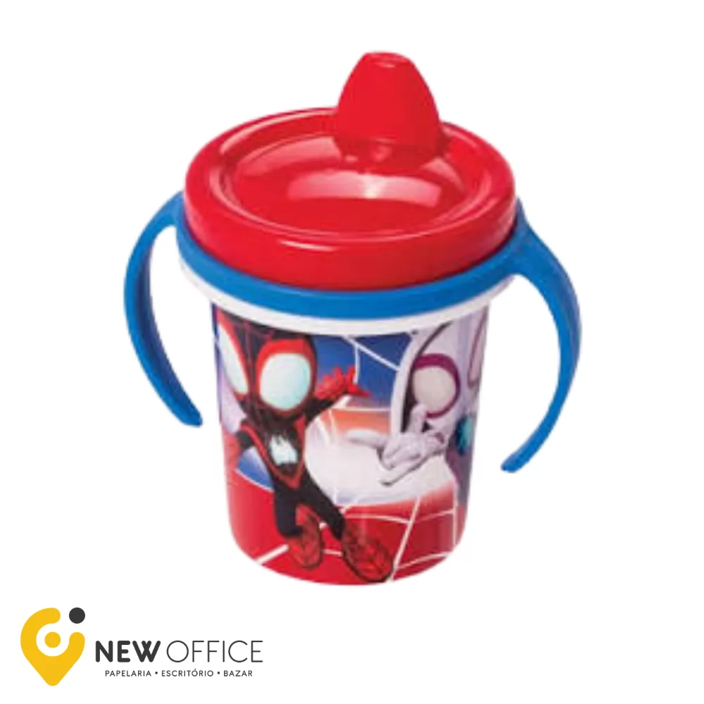 COPO C/ TAMPA SPIDEY 320ML - PLASÚTIL