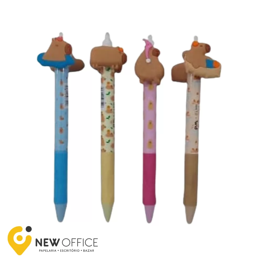 CANETA GEL APAGAVEL CAPIVARA 0.7MM - BRW