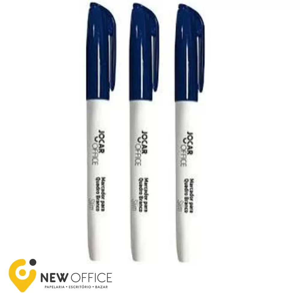 MARCADOR QUADRO BRANCO SLIM AZUL -BRW