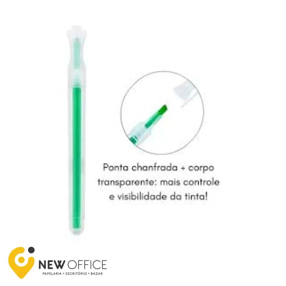 MARCA TEXTO FLOURESCENTE DASHLIGHT VERDE - BRW