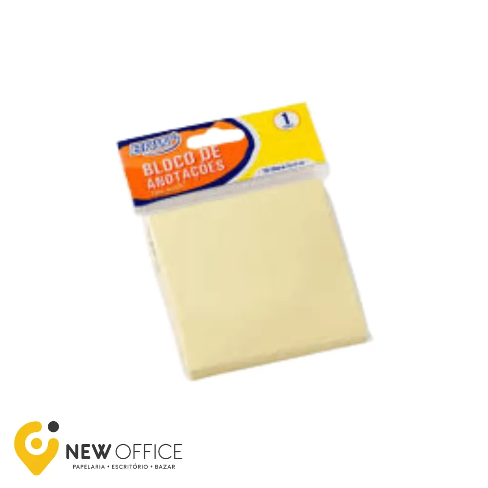 BLOCO SMART NOTES AMARELO PASTEL 50FLS -BRW