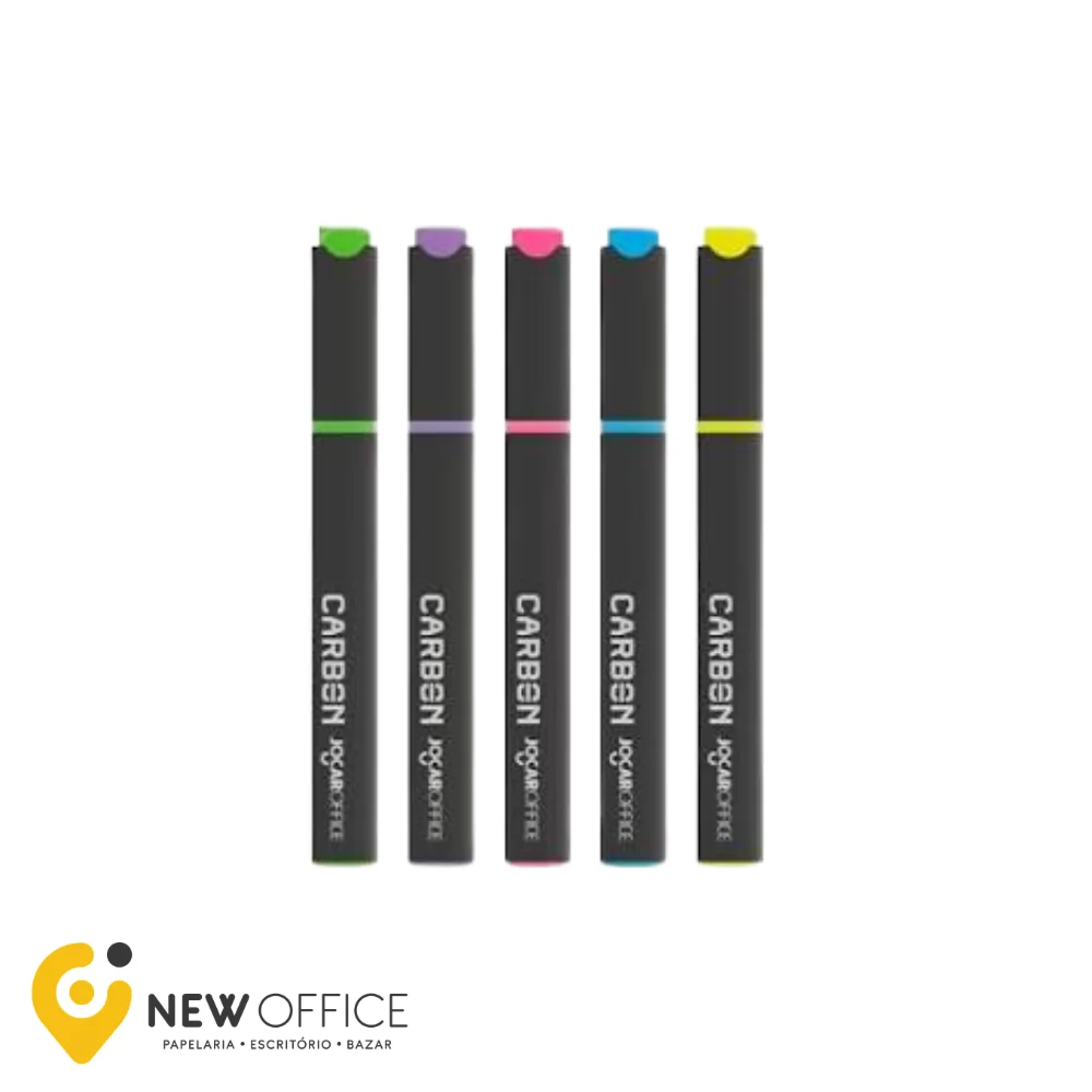 MARCA TEXTO CARBON NEON CORES- JOCAR OFFICE