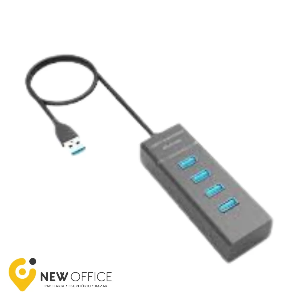 ADAPTADOR EXTENSOR HUB 4 PORTAS USB FEMEA E MACHO- LETRON