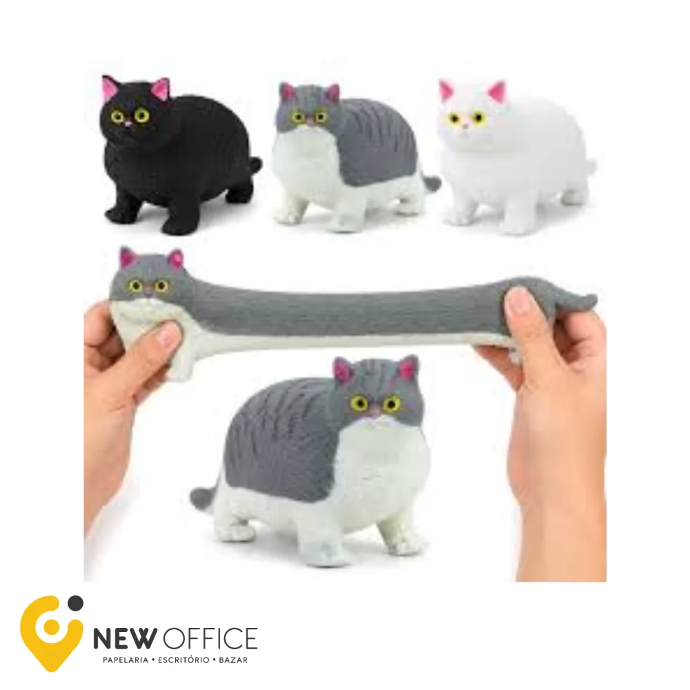 COLECAO PET CAT ESTICÁVEL SORTIDOS - DM TOYS