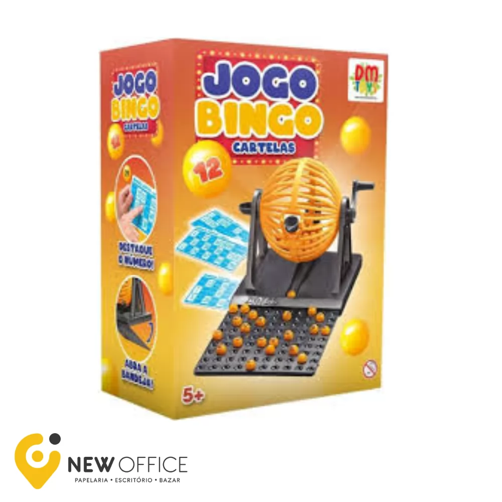 JOGO BINGO 12 CARTELAS - DM TOYS