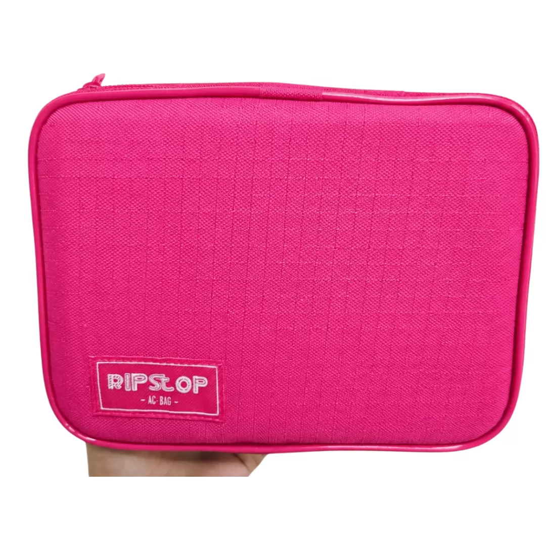 ESTOJO BOX RIPSTOP C/2 DIV PINK - AC BAG