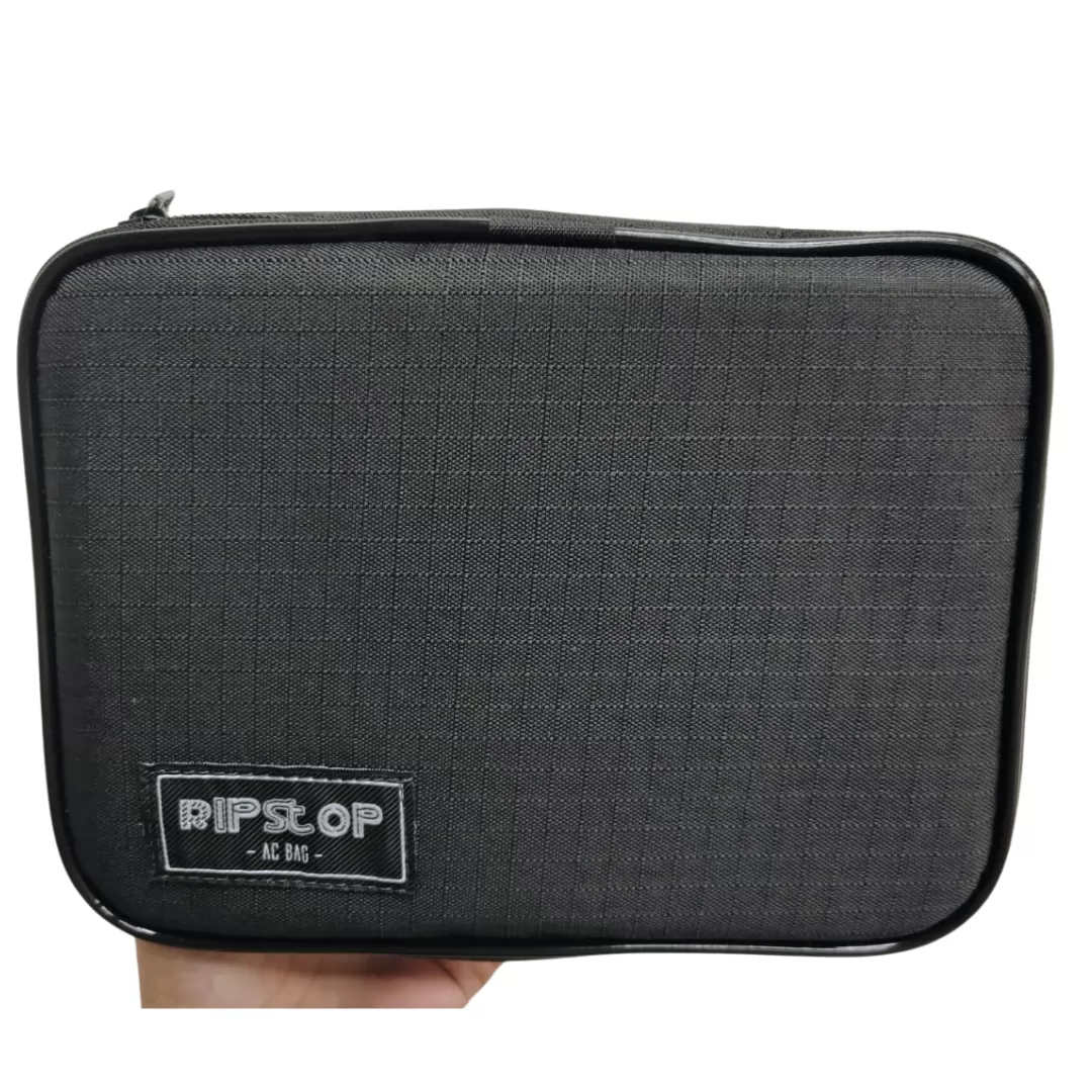 ESTOJO BOX RIPSTOP C/2 DIV PRETO- AC BAG