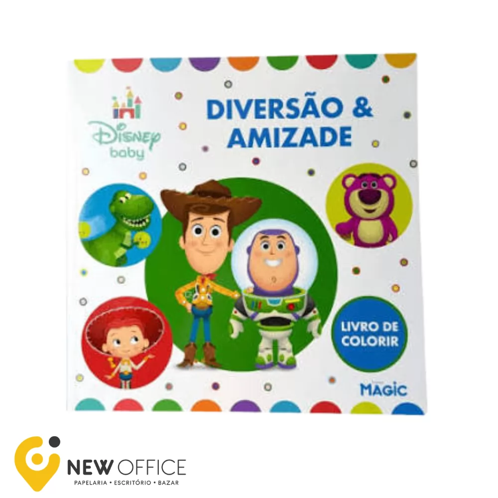 LIVRO COLORIR DIVERSÃO E AMIZADE TOY STORY - MAGIC