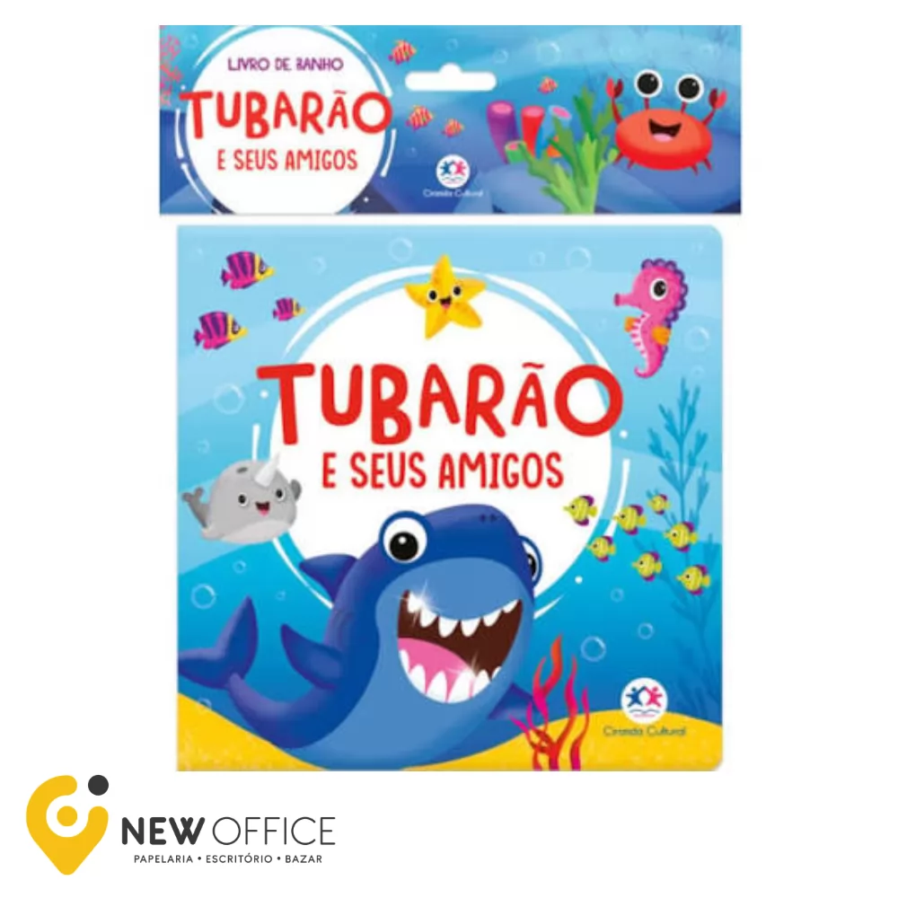 LIVRO DE BANHO TUBARÃO E SEUS AMIGOS - CIRANDA CULTURAL