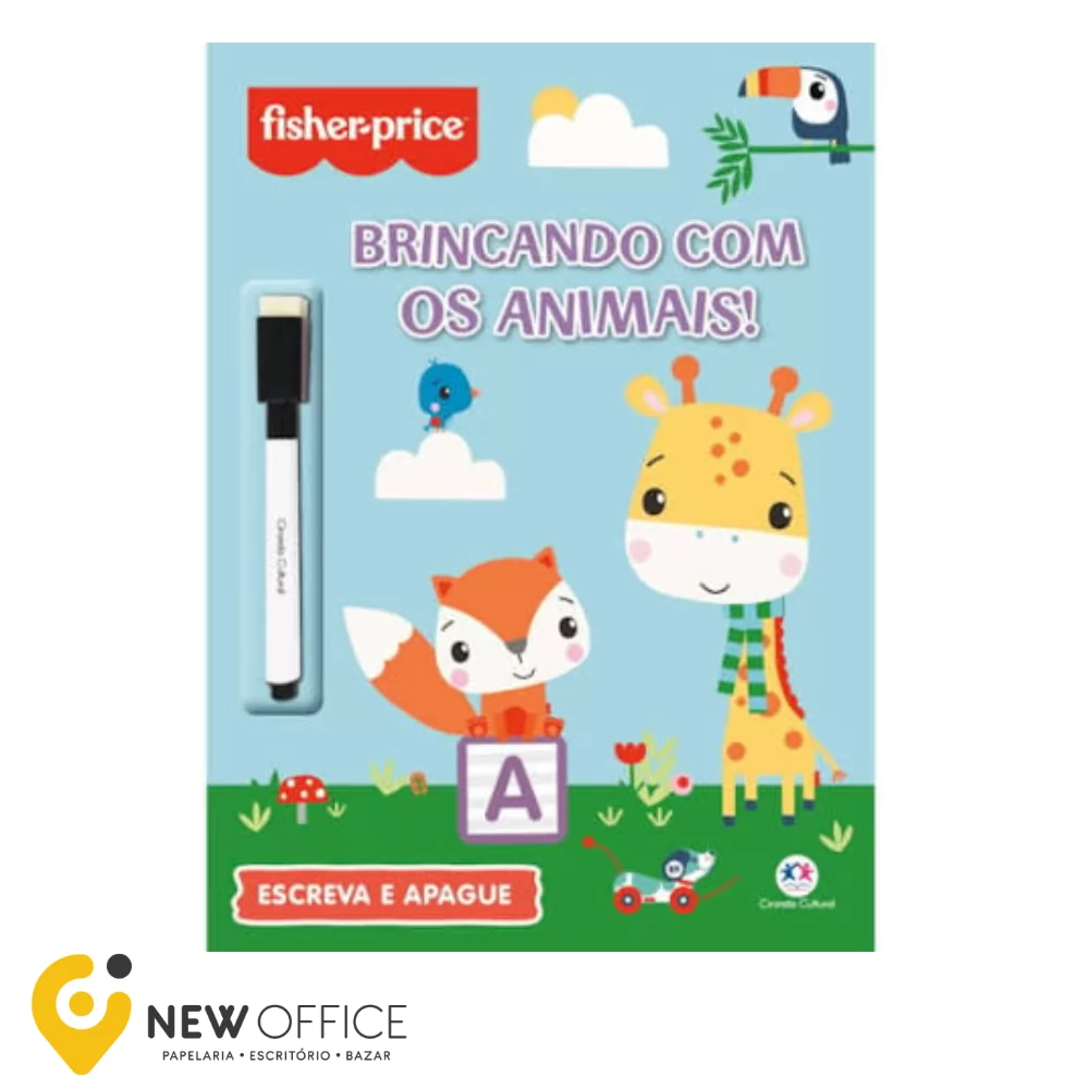 LIVRO FISHER-PRICE - BRINCANDO COM OS ANIMAIS - CIRANDA CULTURAL