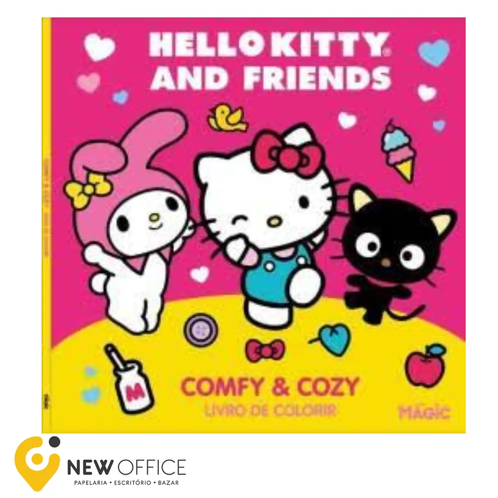 LIVRO DE COLORIR HELLO KITTY - MAGIC