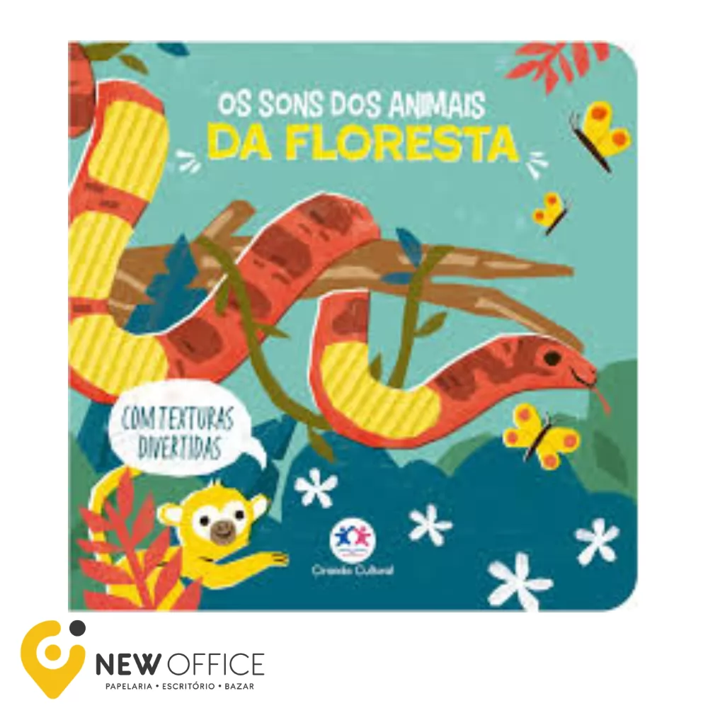 LIVRO DE TEXTURAS - OS SONS DOS ANIMAIS DA FLORESTA - CIRANDA CULTURAL