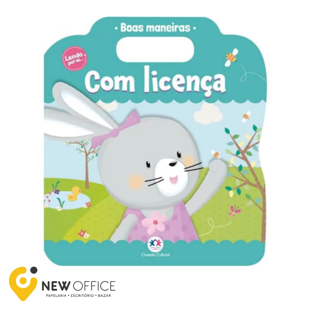 LIVRO C/ALÇA - COM LICENÇA - CIRANDA CULTURAL