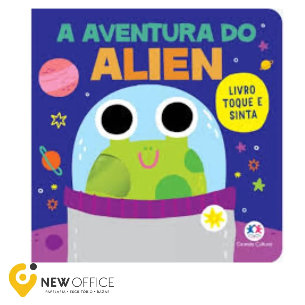 LIVRO DE TEXTURAS - A AVENTURA DO ALIEN - CIRANDA CULTURAL