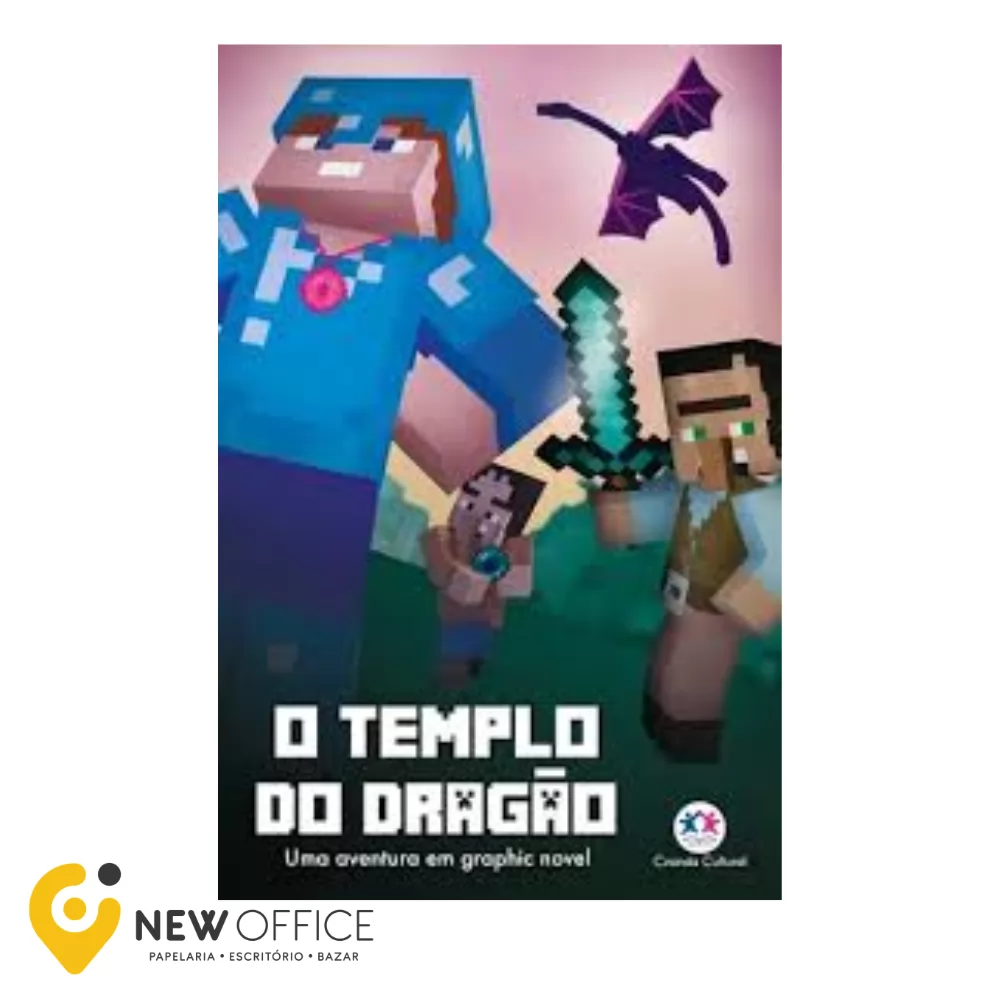 LIVRO - MINECRAFT - O TEMPLO DO DRAGAO - LIVRO 4 - CIRANDA CULTURAL
