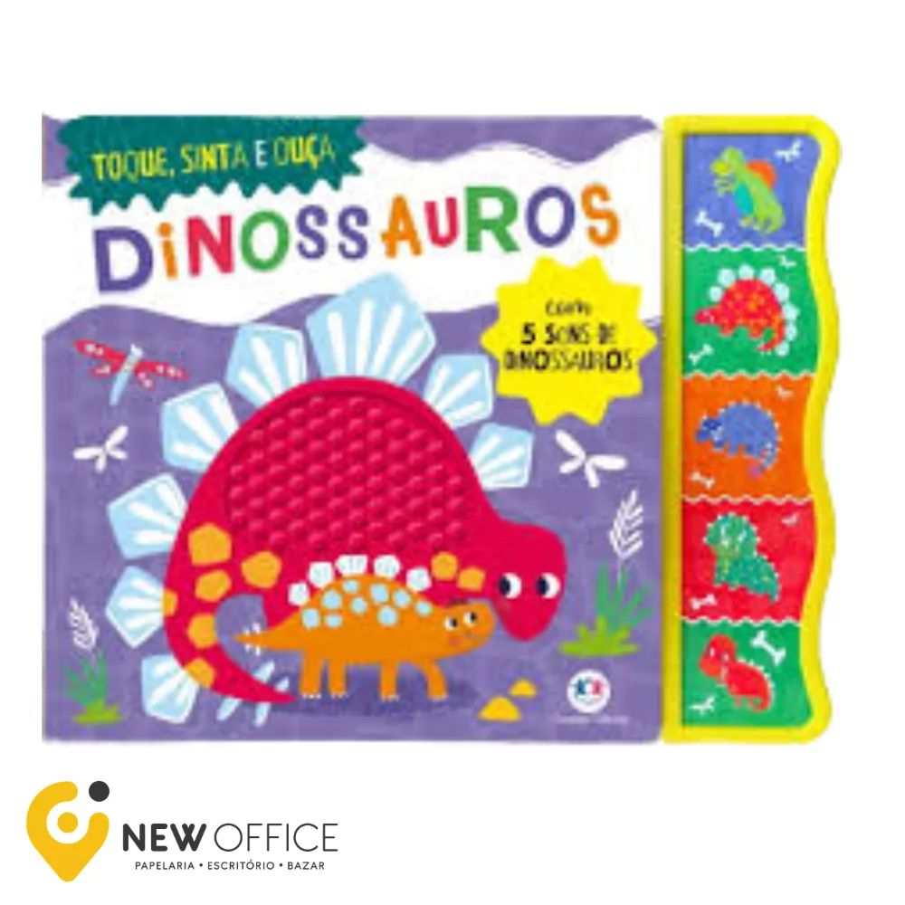 LIVRO - DINOSSAUROS C/TEXTURA E SONS - CIRANDA CULTURAL