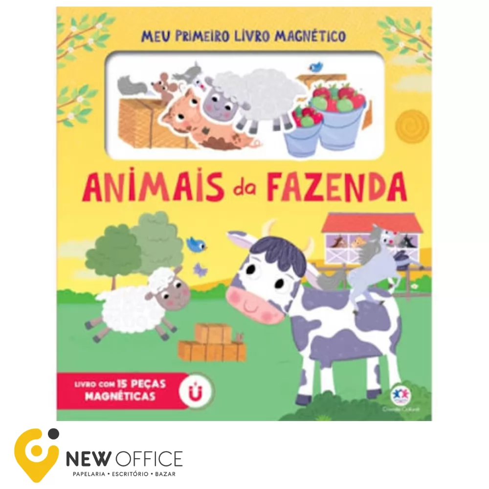 LIVRO INTERATIVO -  ANIMAIS DA FAZENDA - CIRANDA CULTURAL